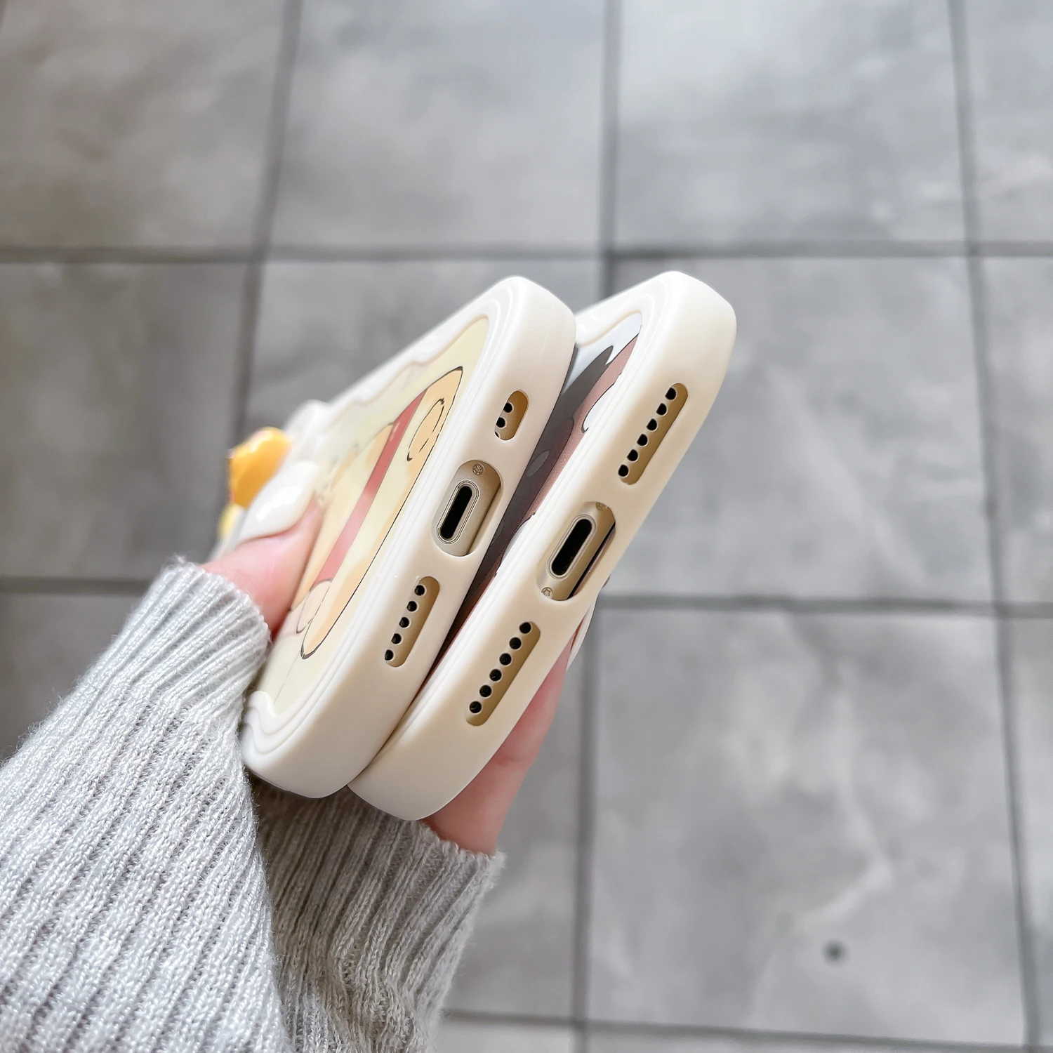 S48250b2febdd4fb98b2cca7be12df8ff3.webp 3D Ears Toy Minni Stitch Winni Cartoon Sliding Camera Case for iPhone 16 Pro Max 14 Plus 15 X XS XR 7 11 12 13 Wave Phone Capa