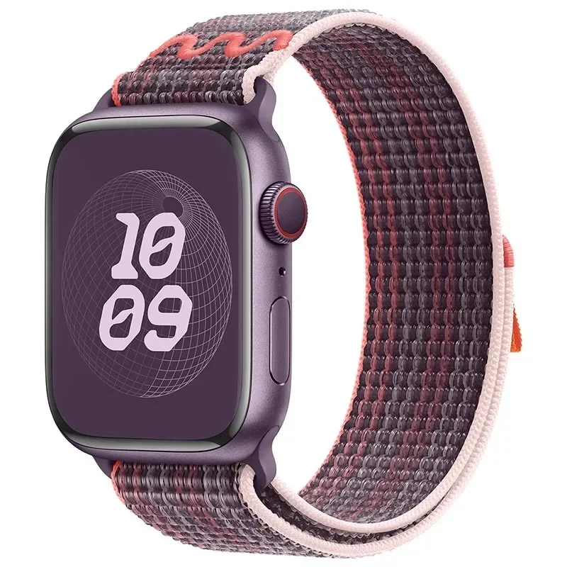 Nylon Sport Strap for Apple Watch Band 49mm for Loop Bracelet iWatch S10 9 8 7 6 5 4 3 se2 Ultra 2 46mm 45mm 44mm 41mm 42mm