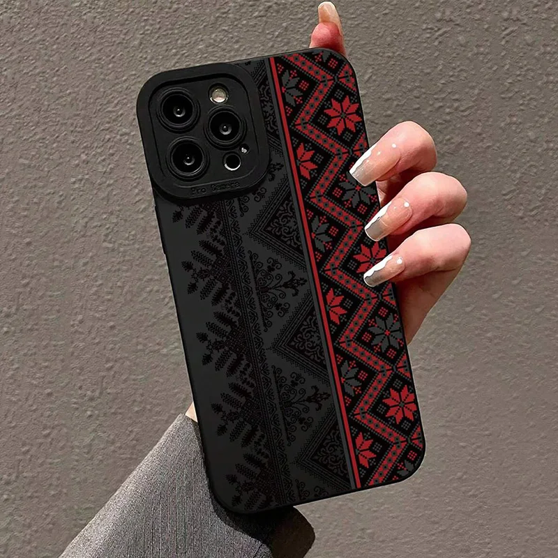 S492ee26562594536aa6a2ac55802f77eg.webp Vintage Totem Painting Shockproof Phone Case For iPhone 17 16 15 14 13 12 11 Pro Max XS X XR 7 8 Plus SE 2022 13 Mini Soft Cover