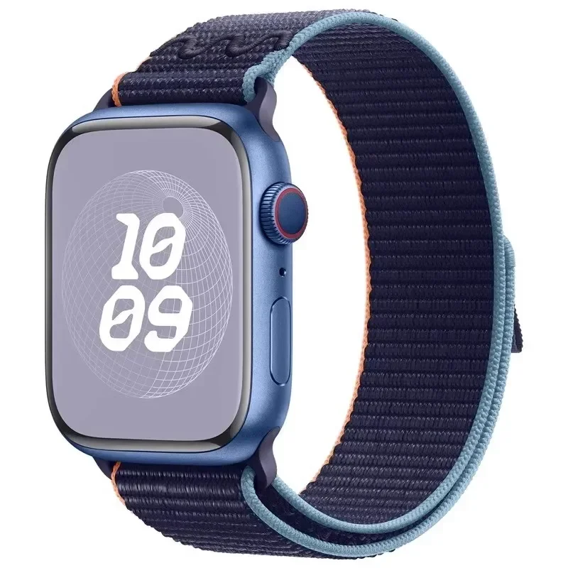 Nylon Sport Strap for Apple Watch Band 49mm for Loop Bracelet iWatch S10 9 8 7 6 5 4 3 se2 Ultra 2 46mm 45mm 44mm 41mm 42mm