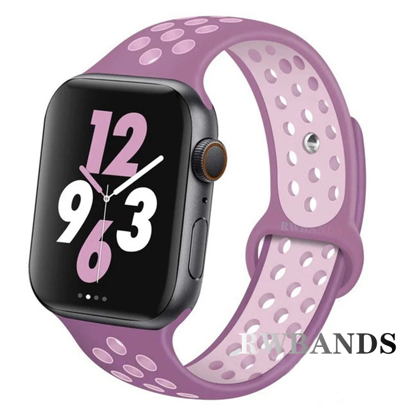 S49d915465f954fa29c1276cf671c6133m-3.webp Sport Strap for Apple Watch Band 46mm 44mm 40mm 42-38-41mm 45mm Breathable Bracelet iWatch Series 10 9 8 7 6 SE 5 3 Ultra 2 49mm