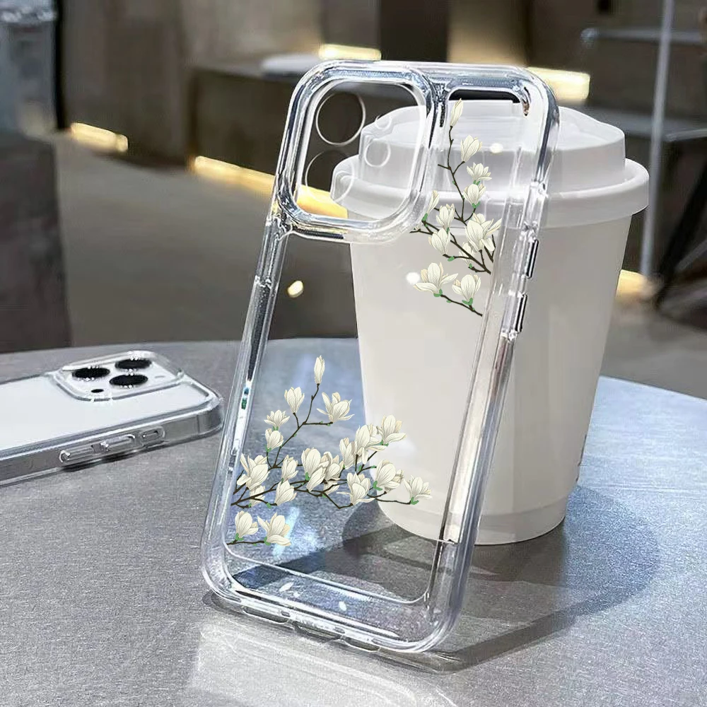 S4a8a70c53feb4798a619fa4927e3a271t.webp Flower Phone Case For iPhone 11 Case iPhone 15 17 13 12 14 16 Pro Max X XR 7 8 Plus 17 Air SE 2 Soft Silicone Shockproof Cover