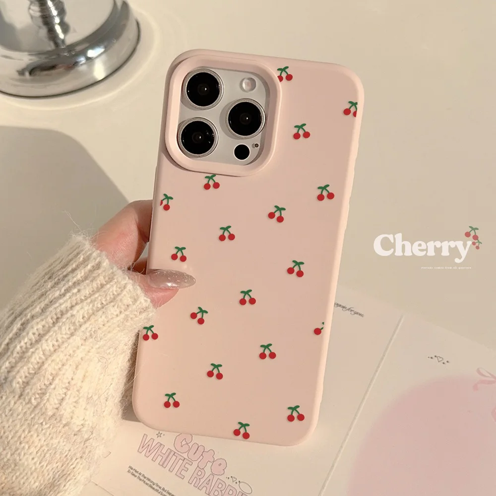 S4b7a8a242bc84118ab31b68d2df0c8deW.webp Cute Cartoon Cherry Pattern Phone Case For iPhone 17 16 15 14 13 12 11 Pro Max Plus Silicone Shockproof Cases Cover
