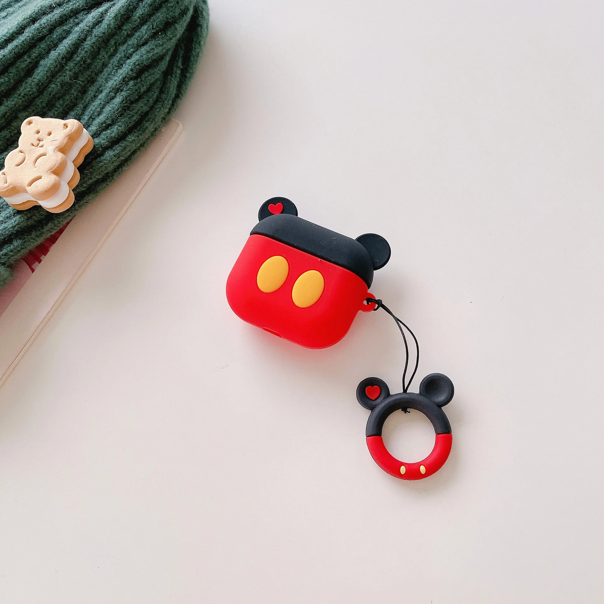 S4c913939b70145e0868ea0701310e157q.webp 3D Cartoon Silicone Case for Airpods 1 2 3 Pro Wireless Earphone Protective Cover for Airpods Pro2 with Hook