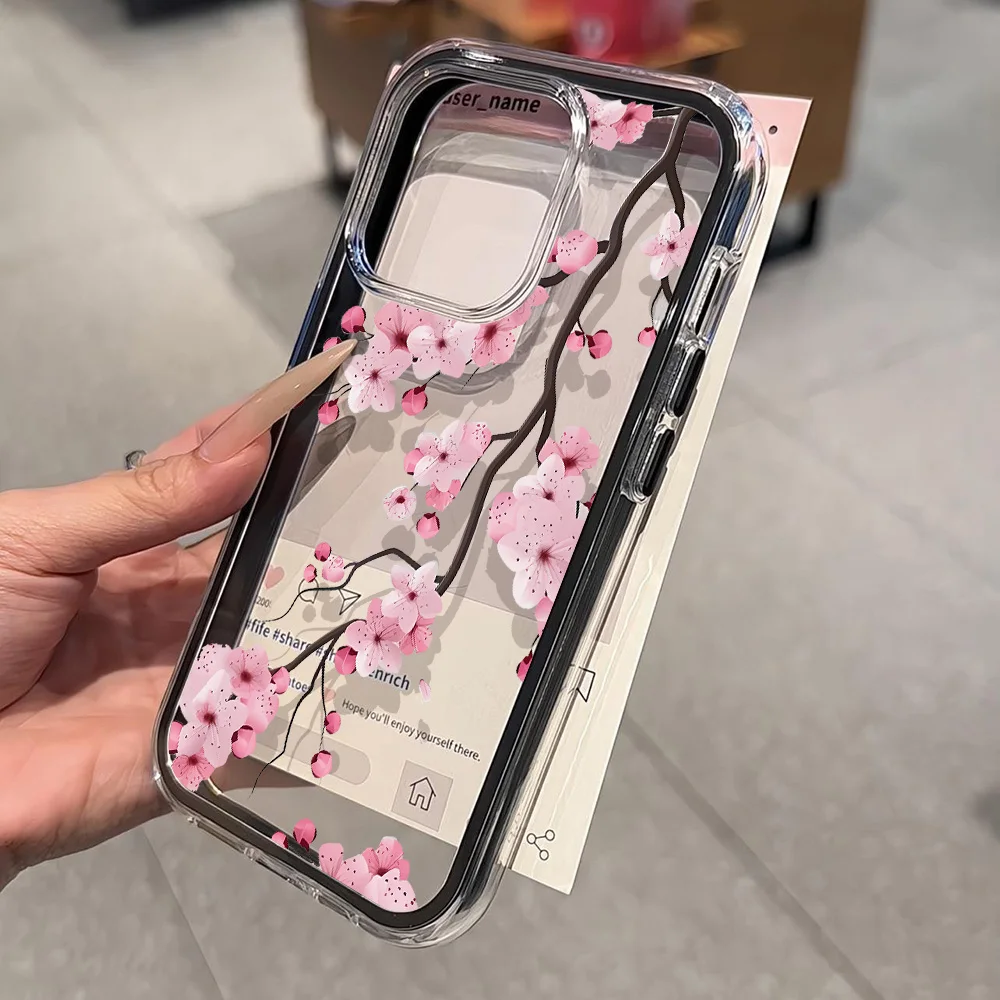 S4cc21f2ec2124088a81f08cd52f9c7baS.webp 2 in 1 Candy Color Phone Case For iPhone 11 16 17 Pro Max 13 15 14 12 17 Air 17promax Soft TPU Transparent Flower Funda Cover