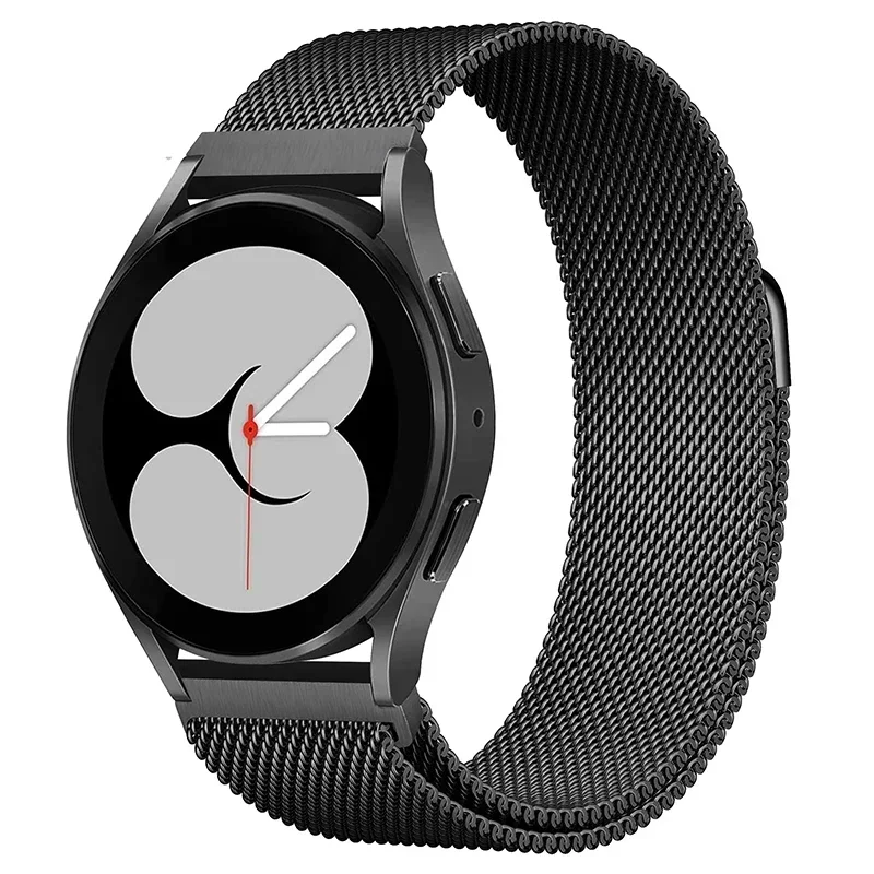 S50d5f8c658d04e7e9343e7bce83f5d91t.webp 22mm 20mm Strap For Samsung Galaxy Watch 3 4 5 6 7 44mm/40mm Milanese Loop Bracelet Galaxy Watch 4/6Classic 47mm 46mm Metal Band