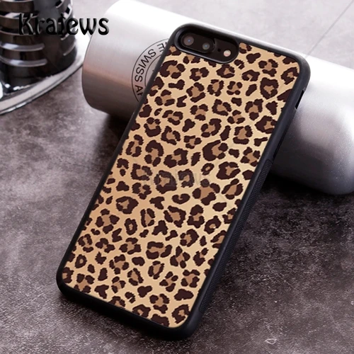 Krajews Colorful Leopard Texture Phone Case For iPhone 17 Air 16 15 14 11 12 13 Pro MAX Plus cover shell coque