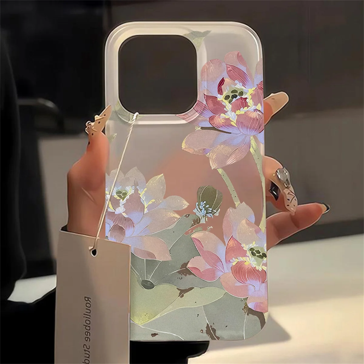 S514801a0aed940eba54beacabf4d064dU.webp Flower Clear Phone Case For iPhone 16 Pro Case iPhone 13 15 17 11 12 14 Pro Max Plus 12 13 Mini Shockproof Silicone Soft Cover