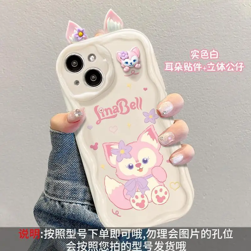 3D Cartoon Rabbit Case For iPhone 16 15 14 Plus 13 12 Mini 11 Pro XR XS Max