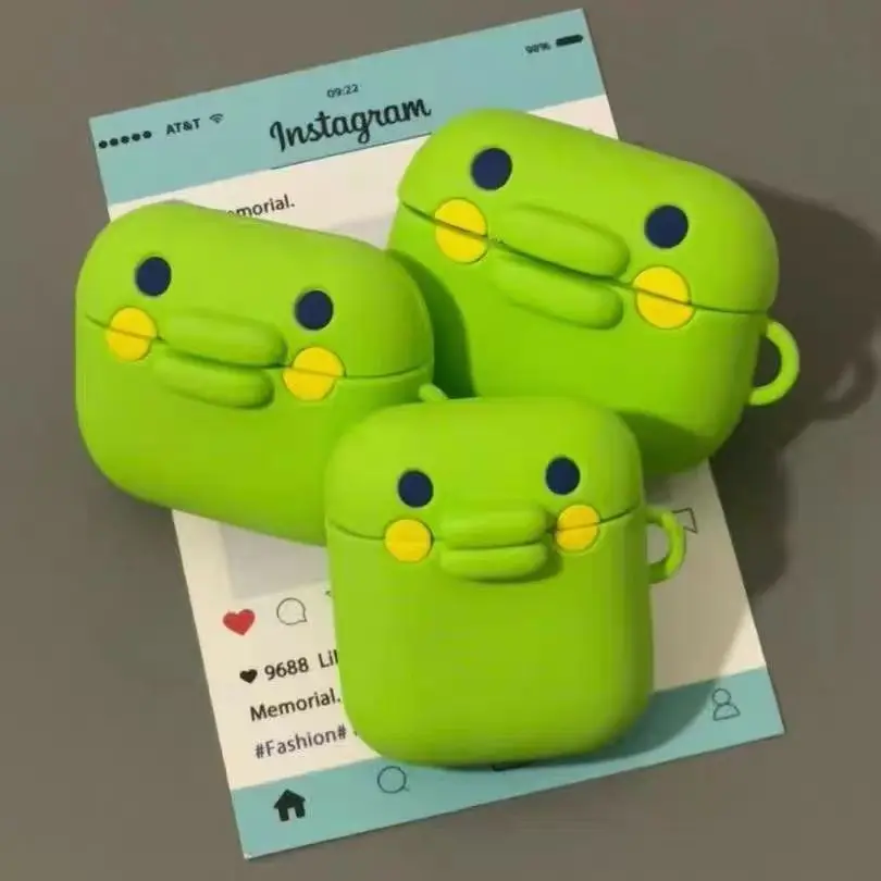 S5440a4173b9043e984a8c5e336fda03eL.webp Cute Tamagotchi Big Mouth Jar Earphone Accessories Case Protective Sleeve Cover Suitable for Airpods1/2/3/4/pro/pro2