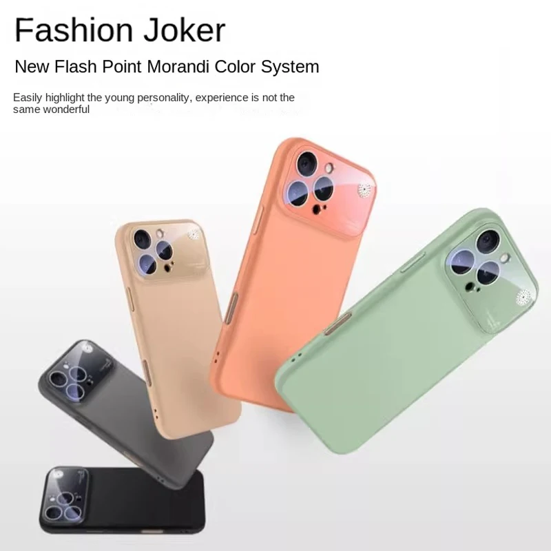 New Fragrance Liquid Silicone Phone Case For iPhone 16 15 14 13 12 11 Pro Max Plus Full Lens Protection Soft Shockproof Cover