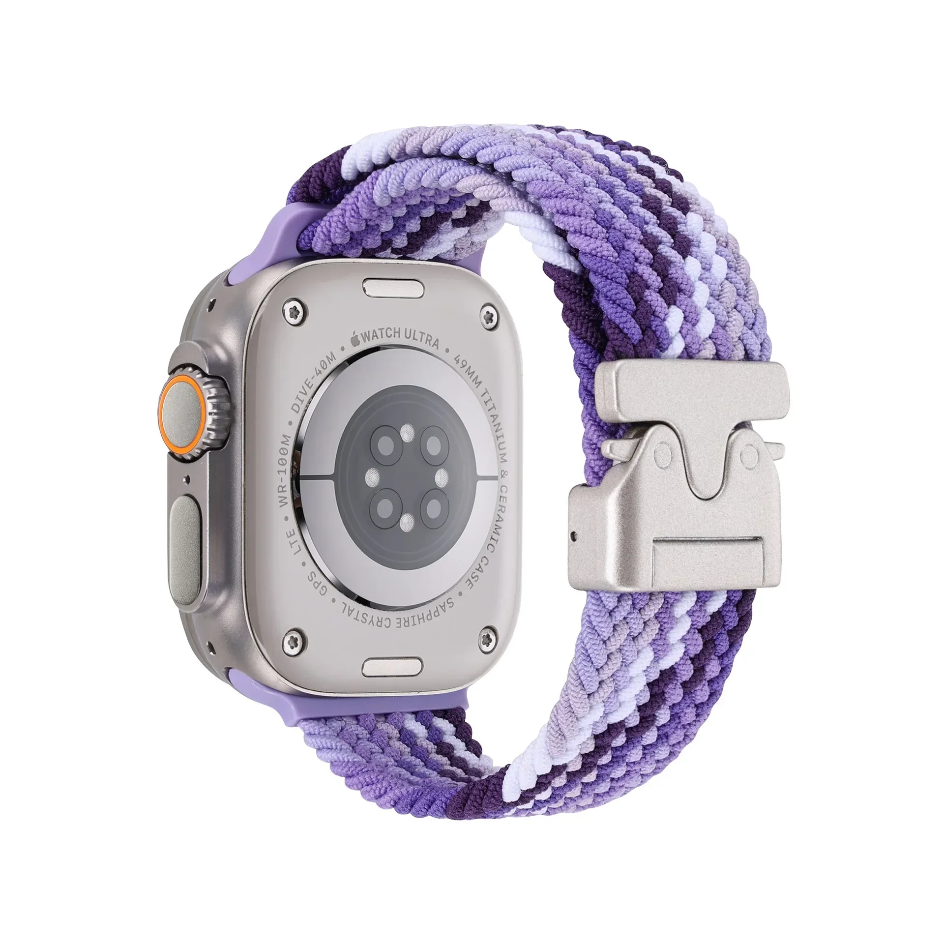 Braided Strap For Apple Watch Band 44mm 40mm 45mm 49mm 41mm 46mm 42mm Bracelet iWatch Series Ultra2 10 9 SE 8 7 65 Magnetic Band
