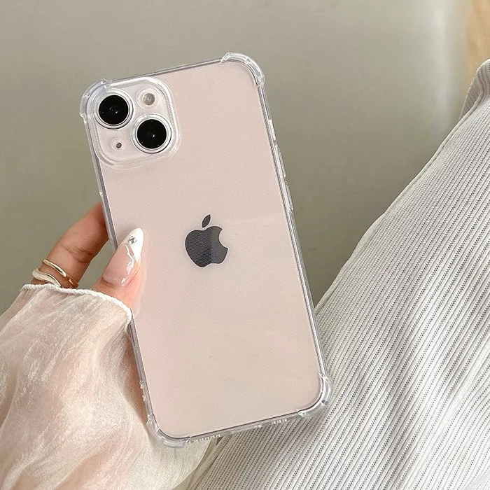 Soft Shockproof Transparent Phone Case For iPhone 17 16 15 14 13 12 11 Pro Max 7 8 Plus XS X XR Mini SE Clear Bumper Back Cover