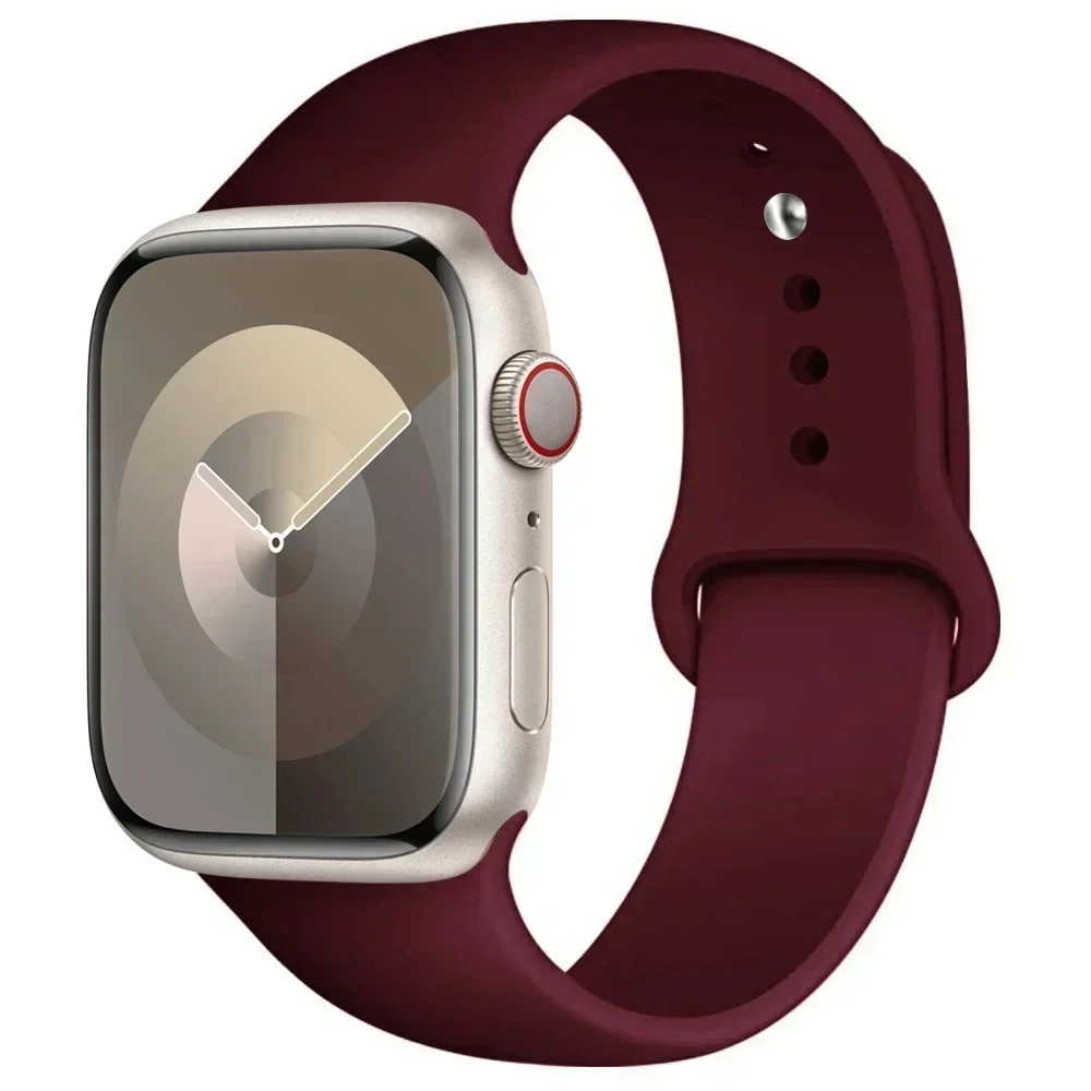 S6129d33240434e5bbc0b6ccf75cf9c4f5.webp Silicone Band For Apple Watch strap 44mm 45mm 40mm 41mm 42-46mm sport bracelet iwatch series 8 7 6 5 4 9 10 11 SE-Ultra 2/3 49mm