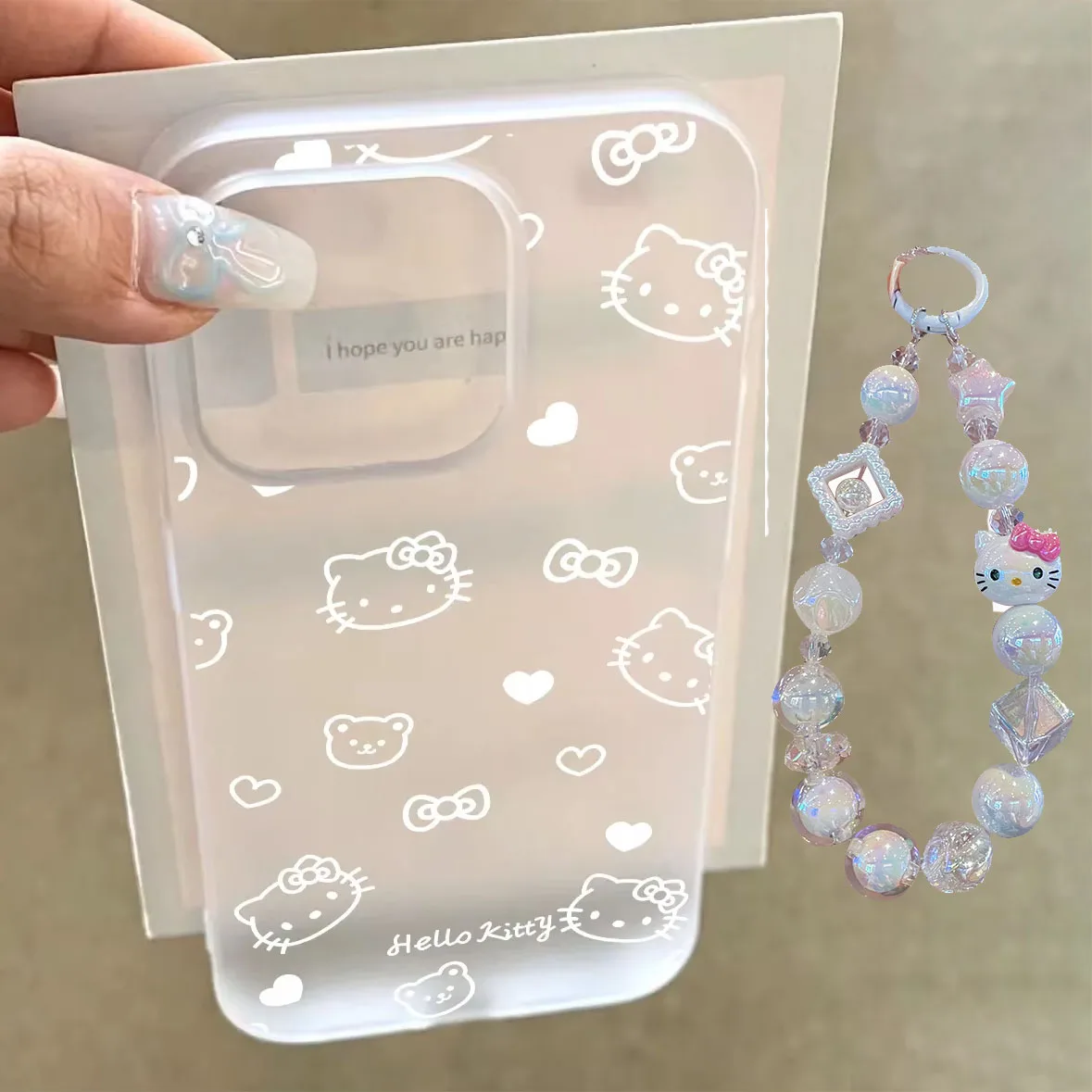 S628c1d5704af4ff4a7a485e9e018fa18y.webp Cute Kitty Line Bear Bow KT Face Phone Case For iPhone 16 15 14 12 13 11 Pro Max 14 15 16 PLUS Y2K Pink Girl Kawaii Cover