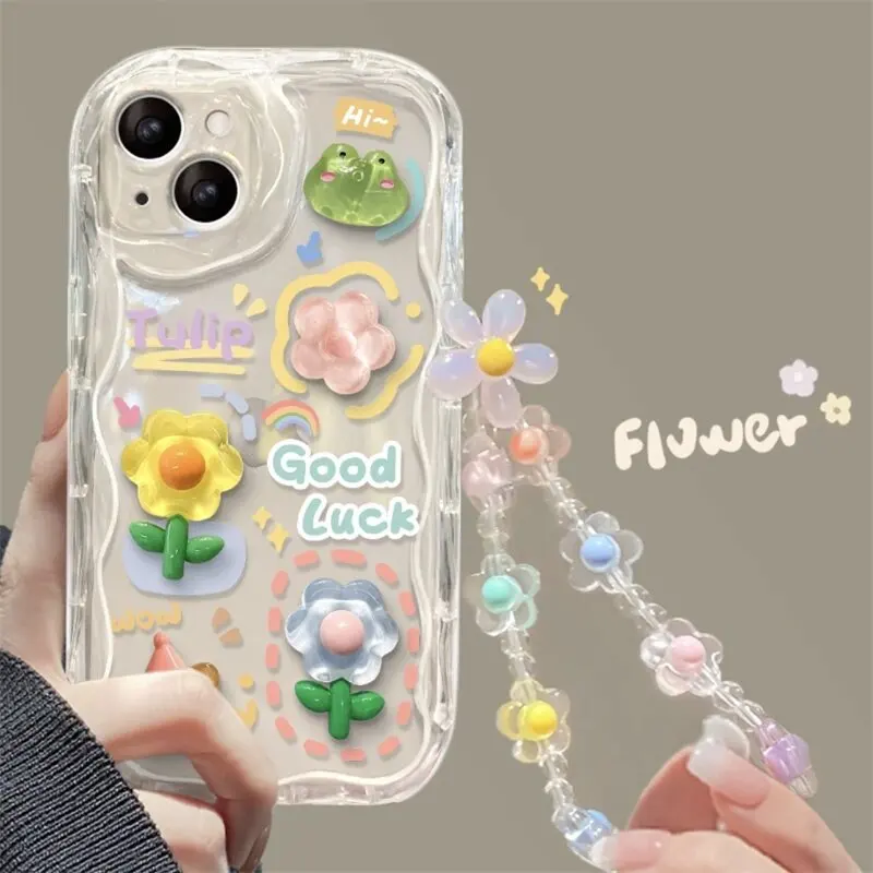 S62d8f159d6c0487fb7962443f51696b1r.webp 3D Cute Pink Flower Phone Chain Lanyard Case for Iphone 17 Air 16 Pro Max 11 12 13 14 15 Pro Max Plus Mini Hang Cover