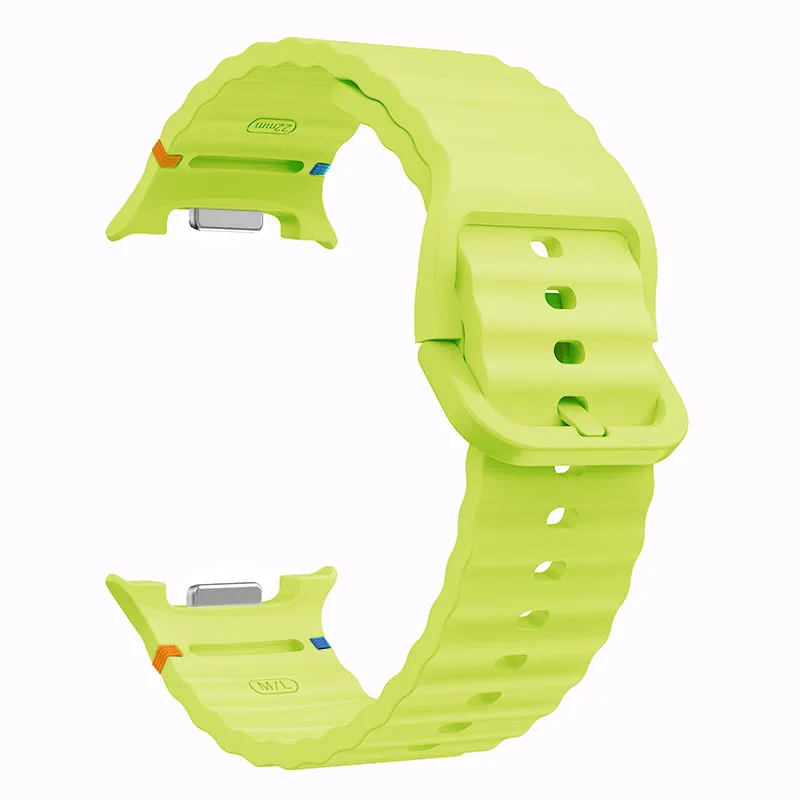 Original Silicone Strap For Samsung Galaxy Watch 8 Classic 46mm Sports Breathable Bracelet Wristband For Galaxy Watch 8 44/40mm