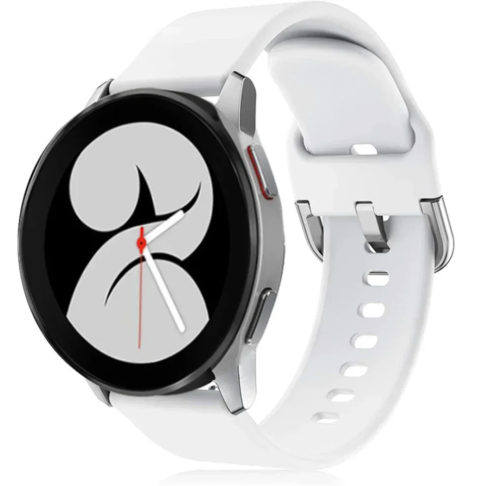22mm 20mm Strap for Samsung Galaxy watch 4 5 pro 45mm Gear s3 Active 2 silicone smartwatch braceletband amazfit GTS 4 2 GTR band