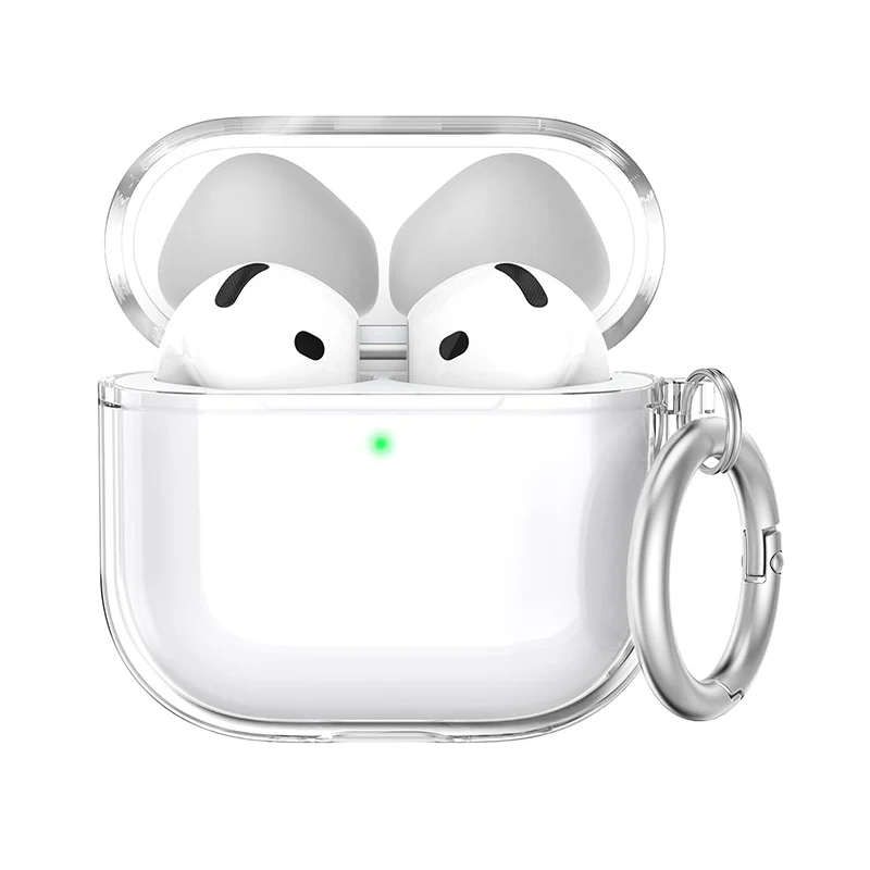 S656184272e4740d188b9786ba9c9679fD.webp For Airpods 4 3 2 1 Case Cute Glitter Bow knot Shell pattern Crystal Soft Clear Earphone Cover For Airpods Pro 2 2nd Protective