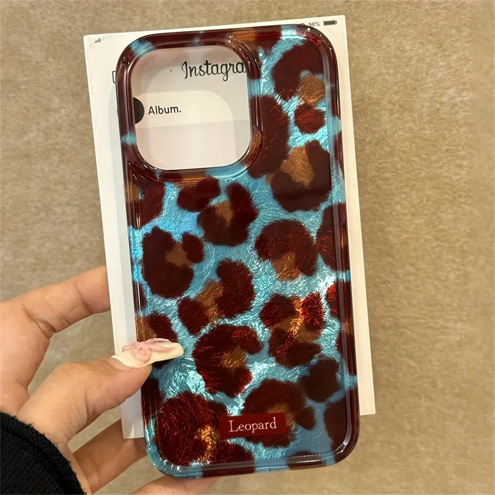 S6856c8dbe3e14bb28c922fa851a38765M.webp Simple Fashion Smudge Leopard Print Soft Phone Case For iPhone 17 Cases iPhone 16 Pro Max 15 14 13 12 11 XS X XR 7 8 Plus Cover