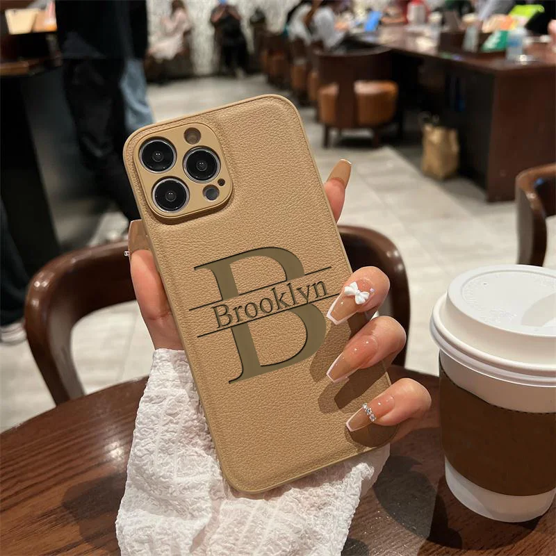 S69c2178e698b422e84c10f5422c3487cx-2.webp Personalized Customized Initials Name Case For iPhone 17 16 15 14 13 12 11 Pro Max Plus Big Letter Laser Engraving Leather Cover