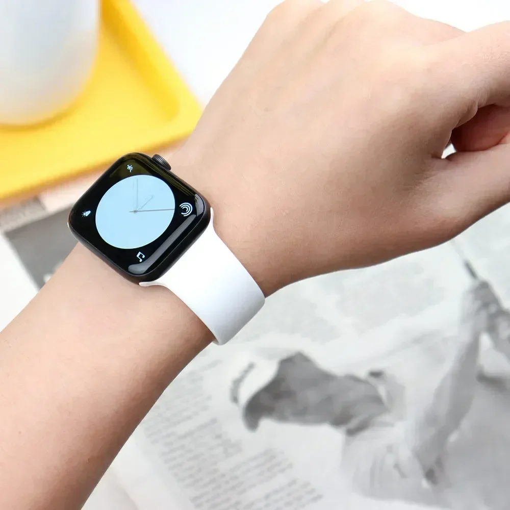 S6a0ef1254bd24c2e91d98ce5e5f453d7j-1.webp Silicone Band For Apple Watch strap 44mm 45mm 40mm 41mm 42-46mm sport bracelet iwatch series 8 7 6 5 4 9 10 11 SE-Ultra 2/3 49mm