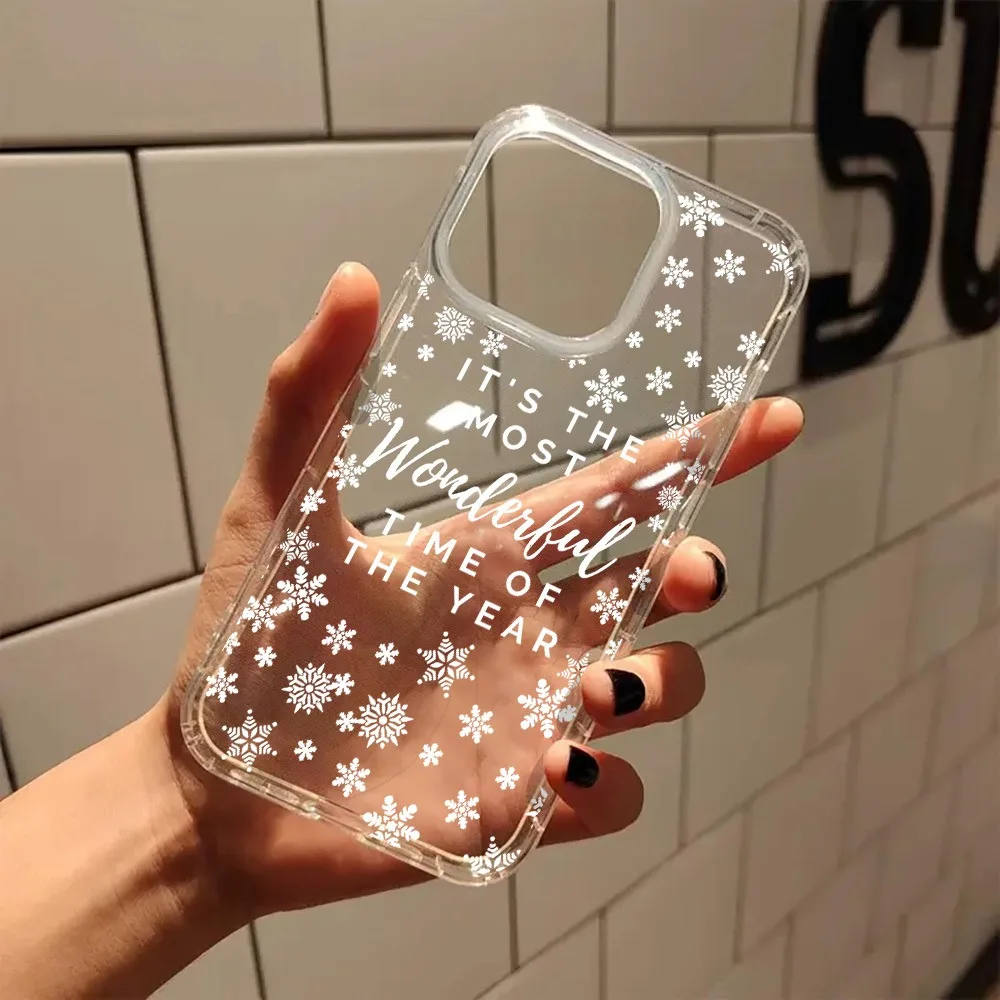 S6a2dc91a671d47f1b4b1148b9300d260A.webp Christmas Cute Snowflakes Aesthetic Clear Phone Case Cover for iPhone 17 16 11 12 13 14 15 Pro Max XR XS X 7 8 Plus 17 Air Cases
