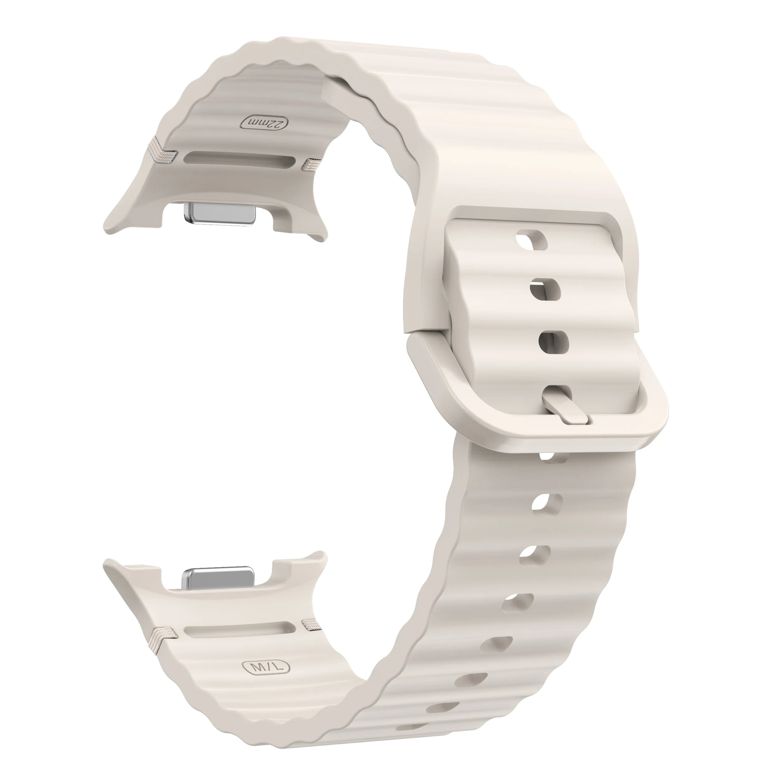 Original Silicone Strap For Samsung Galaxy Watch 8 Classic 46mm Sports Breathable Bracelet Wristband For Galaxy Watch 8 44/40mm