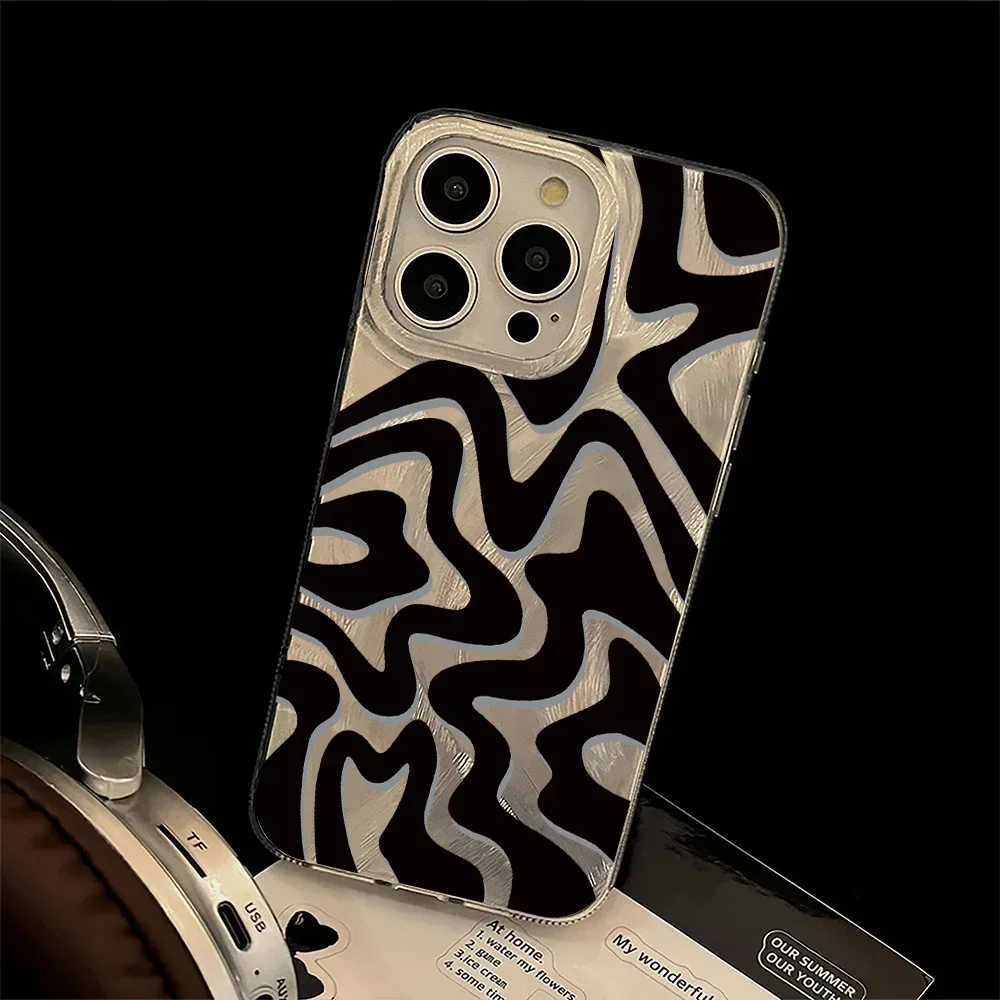 S6c3b21e066ef4ab6b183c92e08a0c0243.webp Luxury Laser Wave Pattern Phone Case For iPhone 17 16 Pro Case iPhone 15 14 13 12 11 Pro Max Mini 17Air 7 8 16 Plus SE2 Cover