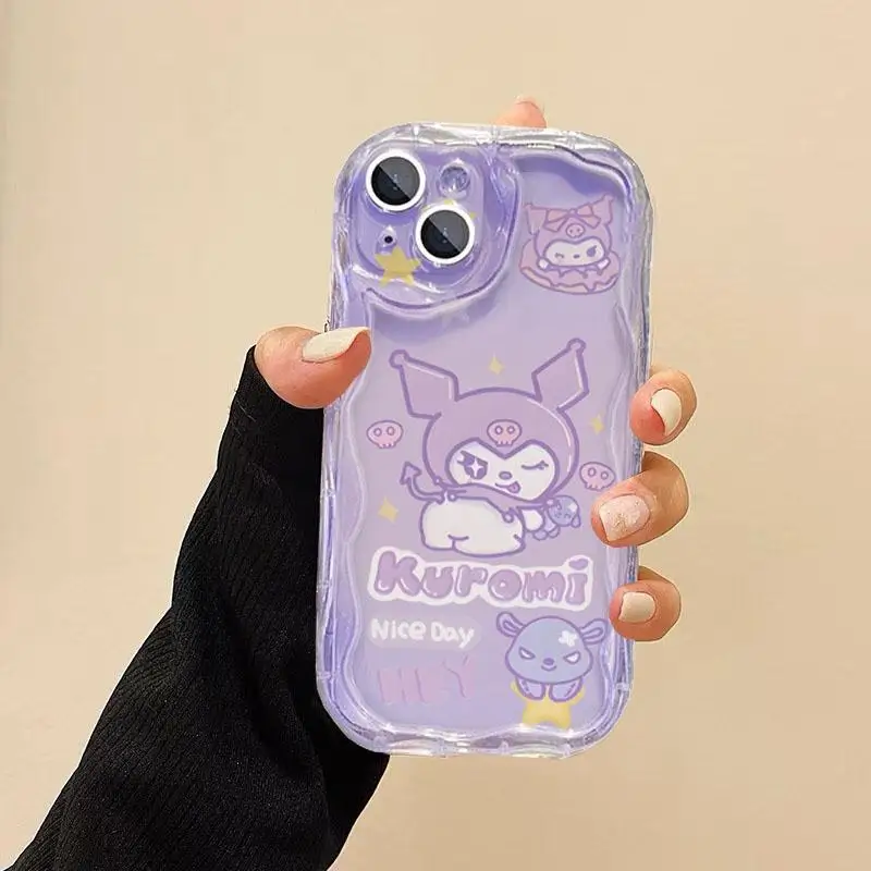S6c4b91d987634c769c5fe9f300759e0eJ.webp Cute Kitty Cat Grip Tok Holder Wave Soft Phone Case For IPhone 16 15 17 Pro Max 14 11 12 Pro 17 Air 13 Mini 16E