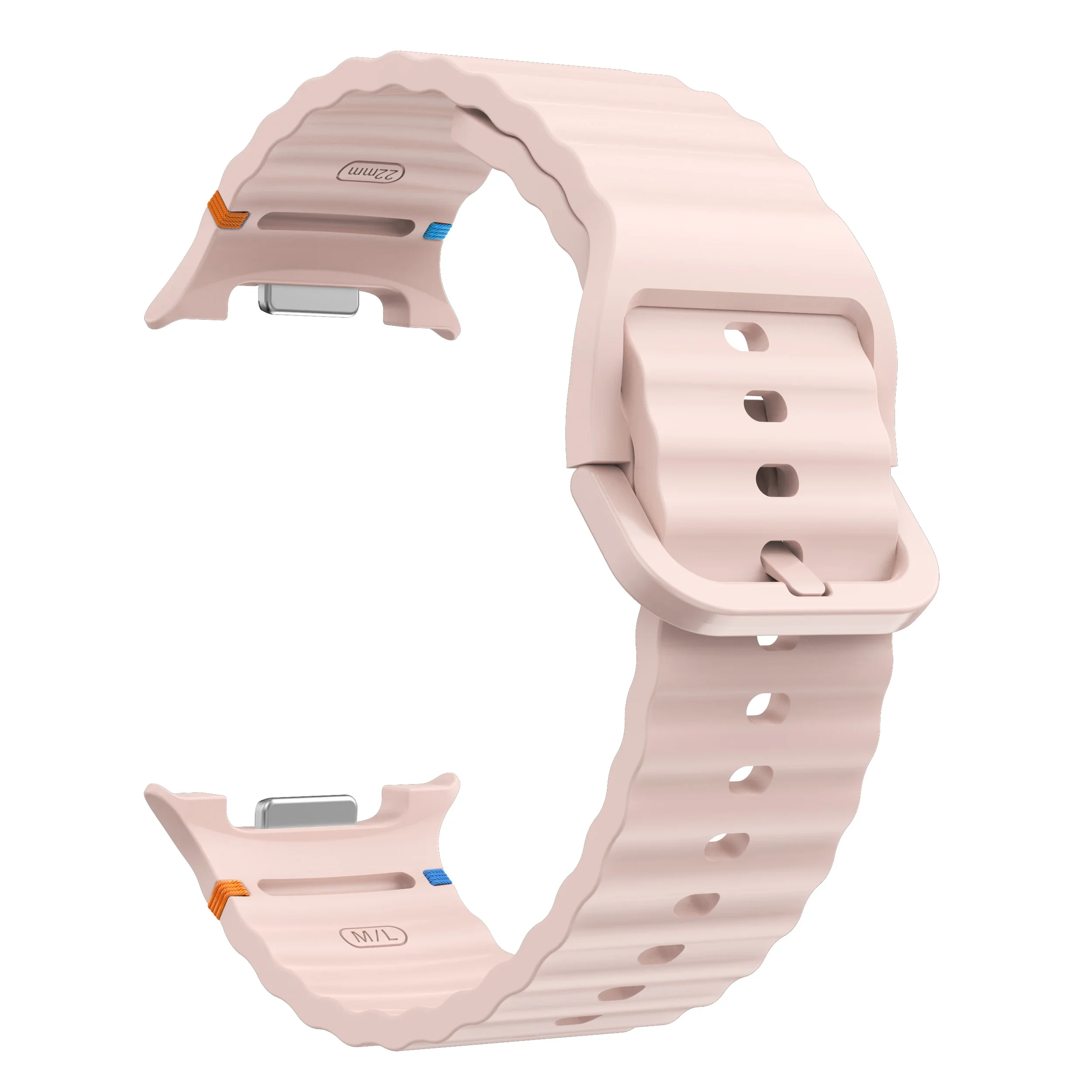 Original Silicone Strap For Samsung Galaxy Watch 8 Classic 46mm Sports Breathable Bracelet Wristband For Galaxy Watch 8 44/40mm