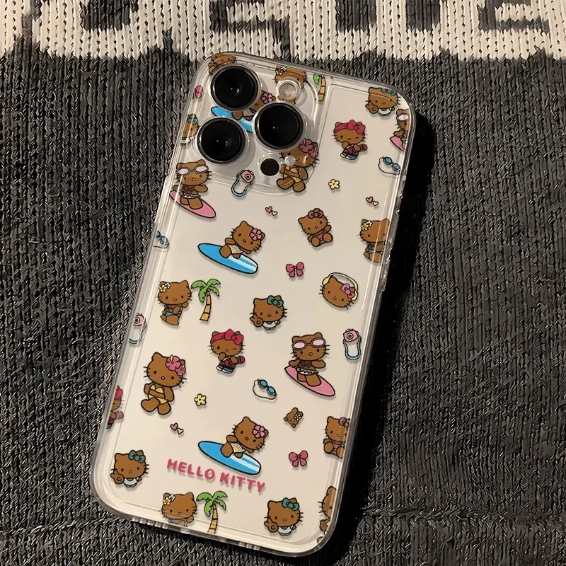 S6e103d75290748189c72b4b8bdc60bebq.webp Lovely Kitty Surfing Black Skin Bow Phone Case For iPhone 16 Pro Max 15 14 13 12 11 Xr Xs Max 7 8 PLUS MINI Y2K Sheel Case