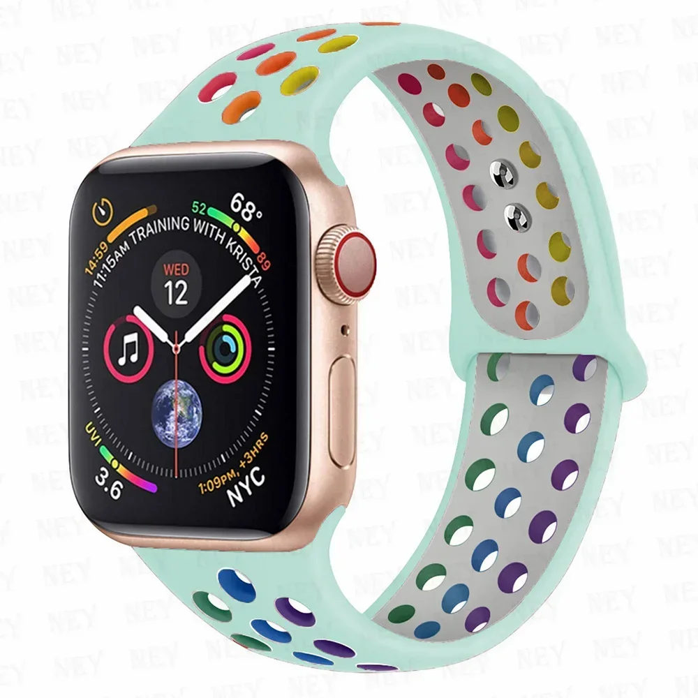 S6e75feeb84c84cd8809d4d68aa253f32w.webp Sport watch strap For Apple Watch Bands Ultra 49mm 44mm 45mm 38/40mm 41mm Silicone Pride Bracelet iWatch Series 8 7 6 4 5 3 9 SE