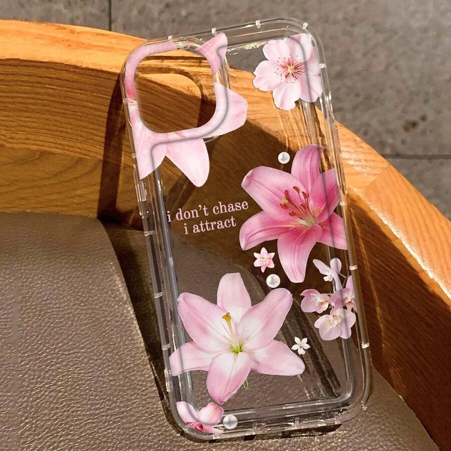 S6f606f66da0748f28363cb3a2280594ce-6.webp Soft Phone Case For iPhone 17 16 15 14 13 12 11 Pro Max Air 16E XS X XR 7 8 Plus SE2 Mini Vibrant Flower Lily Print Clear Cover
