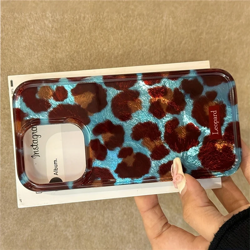 S6f6dd79884e8432098b052c6cfccac50o.webp Simple Fashion Smudge Leopard Print Soft Phone Case For iPhone 17 Cases iPhone 16 Pro Max 15 14 13 12 11 XS X XR 7 8 Plus Cover
