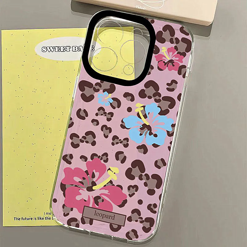 S6f7eb67d332b46679aee038626337018y-1.webp Cute Butterfly Bow Leopard Prints TPU Phone Case For iPhone 17 16 15 14 Plus Pro Max 12 11 13 X XS XR 7 8 Plus 17Air Clear Cover