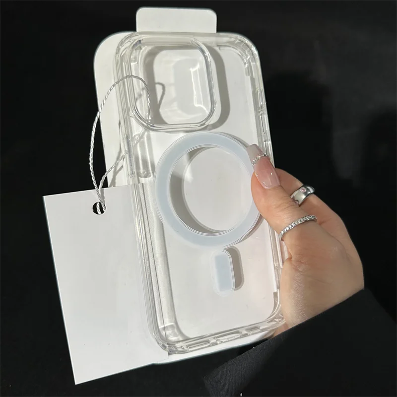 Magsafe Wireless Charging Flower Phone Case For Iphone 17 16 Pro Max 17 Air 15 14 12 13 11 Pro Max 16 12 13 Mini cover Floral