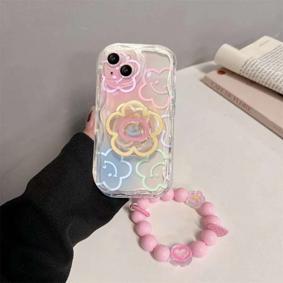 S7044dba54650406cbca29a7eabc248335-3.webp Y2K Pink Case for IPhone 17 Air 17 Pro 16 15 14 13 12 Pro Max Plus Mini 16e 3D Wave Kitty Bracket Griptok Silicone Cover