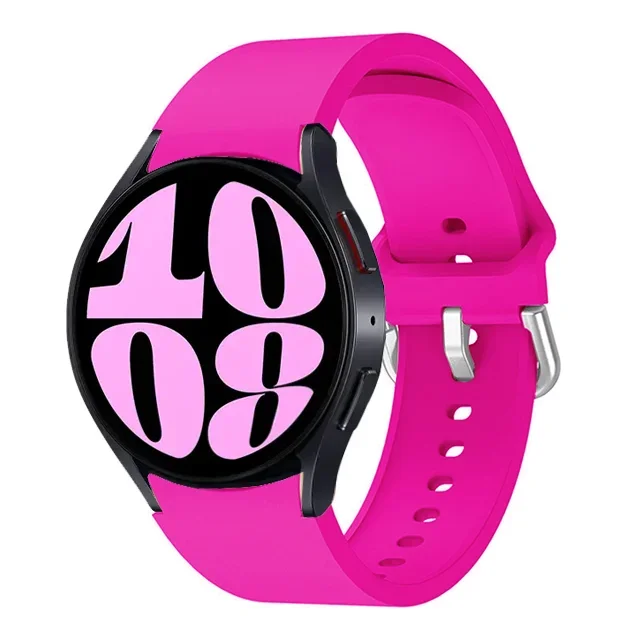 S72a768f9a0524857a57446efa716ff01I.webp 20mm Band For Samsung Galaxy Watch 7 4/5/6 44mm 40mm 5 Pro 45mm Silicone Bracelet correa Galaxy Watch 6 classic 47mm 43mm strap