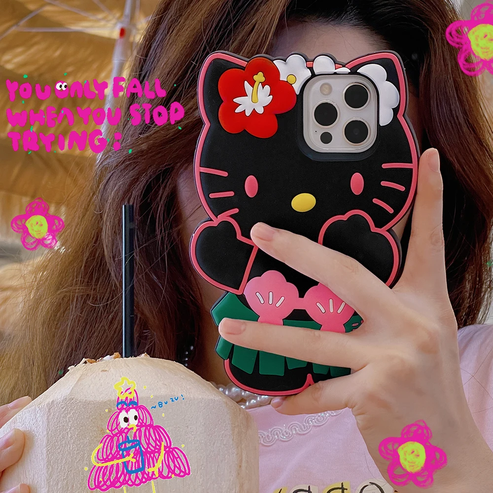 S72e1fd5c76804814940feda94d7e8a4dr.webp Kawaii Cute Kitty Cartoon Cat Soft Silicone Case 3D Cartoon Cover For iPhone 16 15 14 Plus 13 12 11 Pro Max