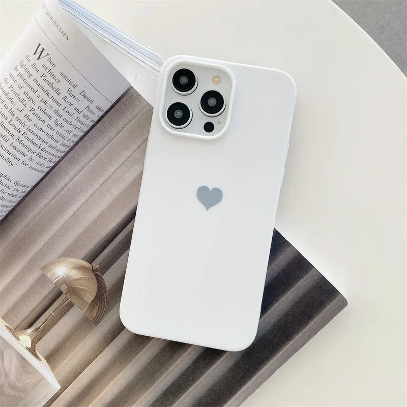 S73115cfd646d4bcead2241bad5a03eeeG-1.webp Simple Candy Colors Love Heart Phone Case For iPhone 17 Air 16e 15 11 12 13 mini 14 Pro Max Plus Silicone Soft Shockproof Cover