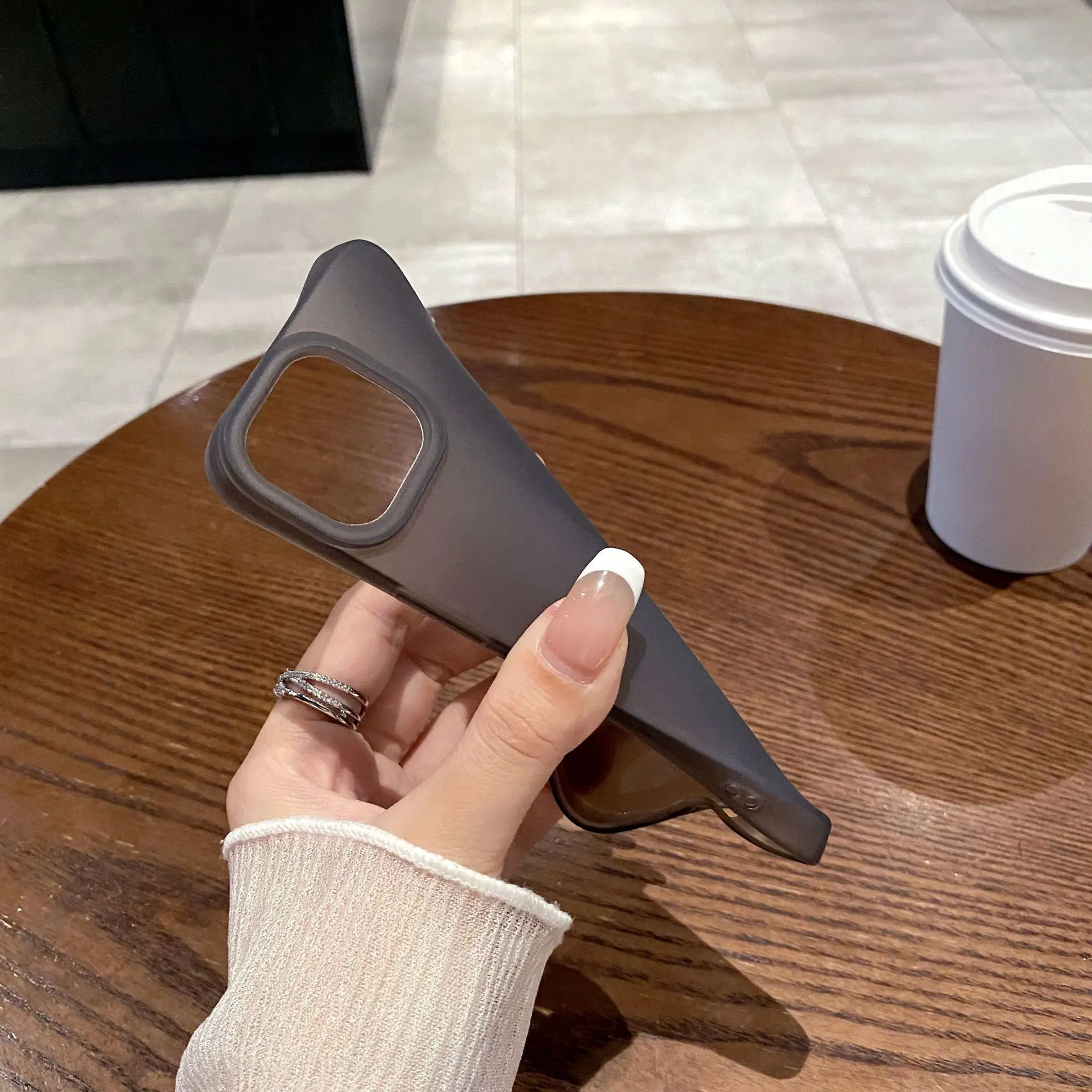 S75b454094dc84d9fb4c19a11555a95a31.webp Soft Silicone Matte Transparent Phone Case For iPhone 17 16 15 14 13 12 11 Pro Max X XS XR 7 8 Plus Ultrathin Shockproof Cover