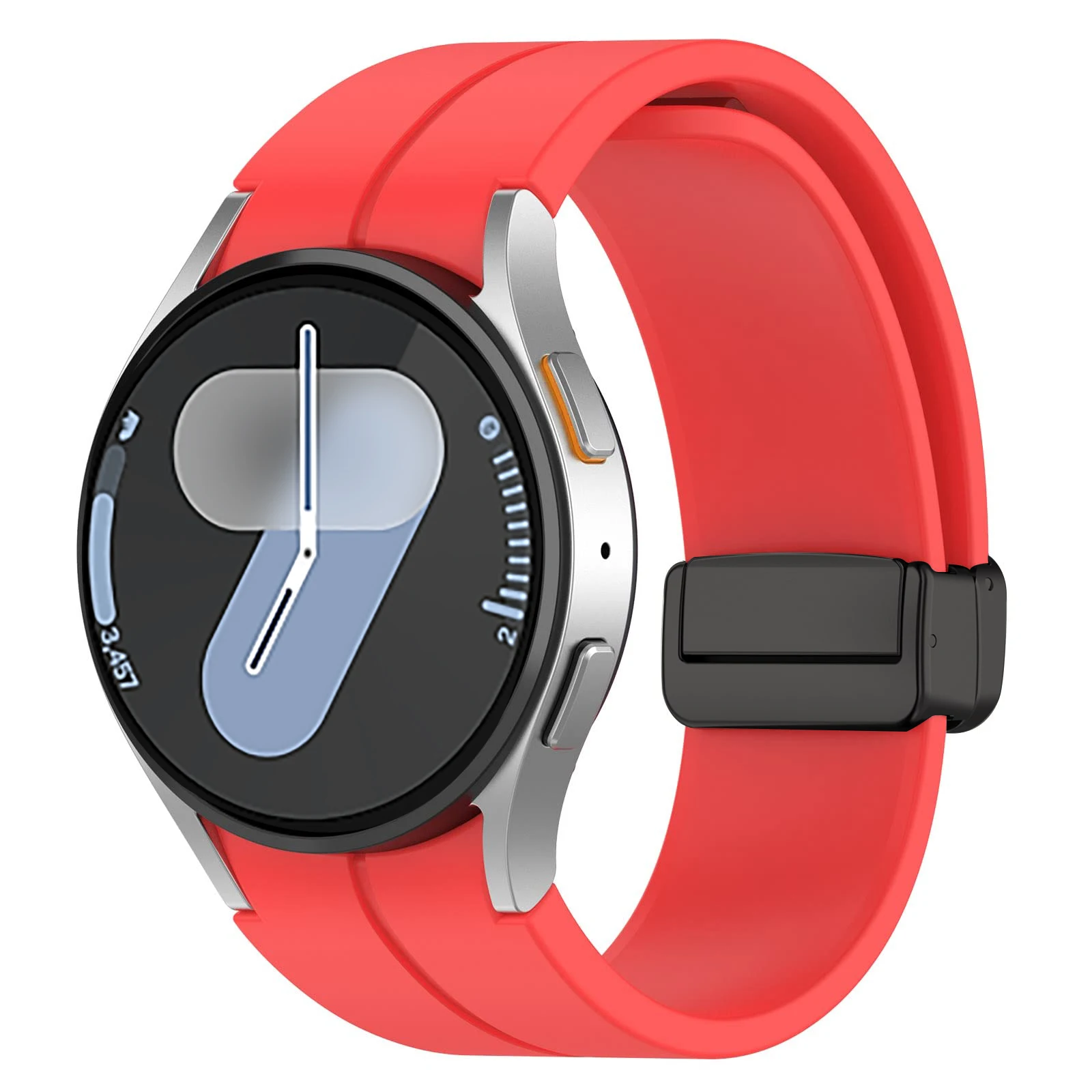 S76201d3d265b459da0e9e415441301b63-2.webp Original Silicone Band For Samsung Galaxy Watch 7 6 5 4 FE 44mm 40mm/5 pro 45mm Magnetic Bracelet watch6 Classic 43mm 47mm strap
