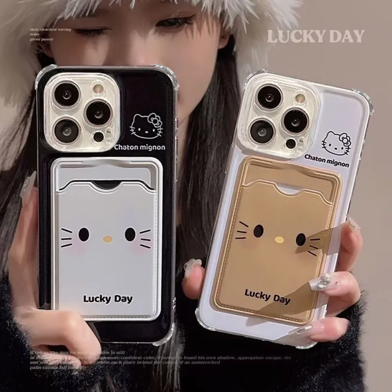 S77119622a8f9477faedb2254a1edd67dX.webp Cute Kitty Cartoon Cat Case For iPhone 17 Air 16 15 14 13 12 11 Pro Max 14 15 16 Plus 12 13 Mini Photo Card Wallet Soft Clear Cover