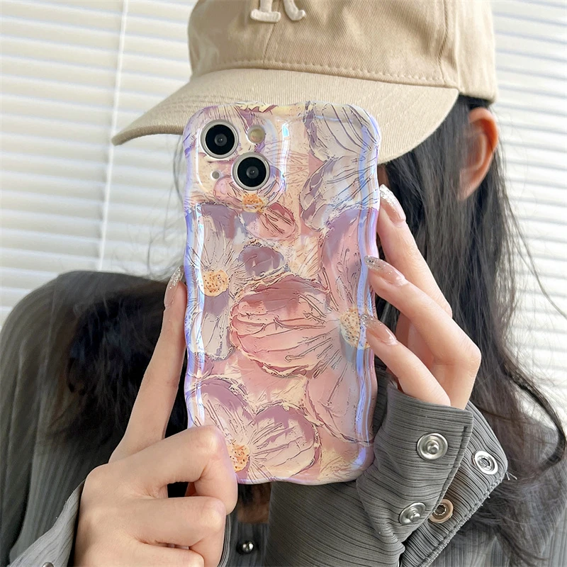 S776468b5b77b482eac2820cd80fa726bW-3.webp Luxury Laser Flowers Glitter iPhone Case For iPhone 17 Air 16 Pro Max 15 14 13 12 11 Plus Fashion Soft Silicone Shockproof Cover