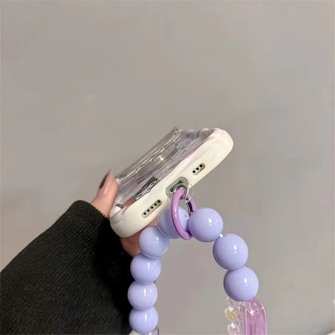 S77d3ebafb3a34eb2938076eb30e24714H-3.webp Y2K Pink Case for IPhone 17 Air 17 Pro 16 15 14 13 12 Pro Max Plus Mini 16e 3D Wave Kitty Bracket Griptok Silicone Cover
