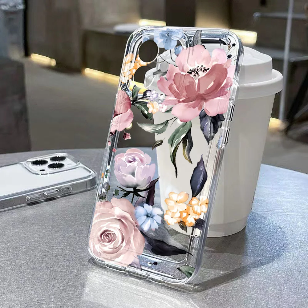 S77d4c3a0523349299353eafe2136c5599-1.webp Case For iPhone 11 Case iPhone 17 Pro Max Case For iPhone 16 Pro 12 14 13 15 Pro Max XR XS 7 8 15 Plus Cover Flower Soft Fundas