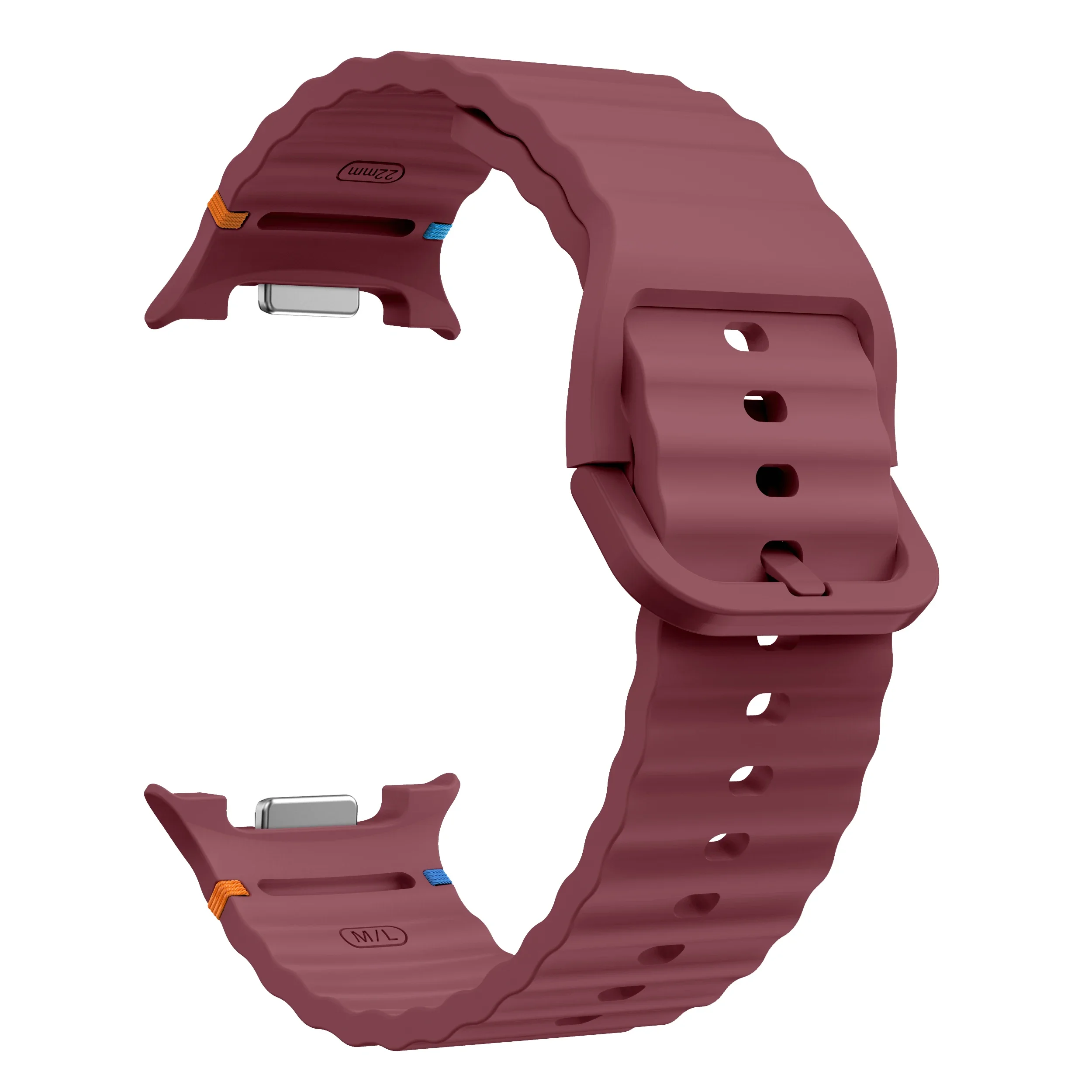 Original Silicone Strap For Samsung Galaxy Watch 8 Classic 46mm Sports Breathable Bracelet Wristband For Galaxy Watch 8 44/40mm