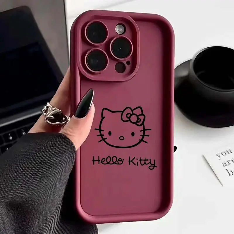 S7ea793e409e346eab6c4d8a8279c0c5bc-1.webp Cute Cat Kitty Phone Case For IPhone 15 Pro Max 16 13 14 11 12 Mini 7 8 Plus Cover Funda