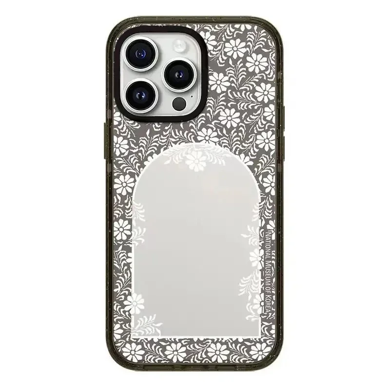 S7eb6d47802b140c0ad5c24bc3e0eb60bx-2.webp Korean Museum Flowers 2.0 Acrylic Black Border Magnetic Phone Case Cover for IPhone 12 13 14 15 16 17 Pro Max Case